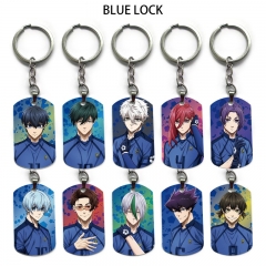 12 Styles Blue Lock Cartoon Anime Alloy Keychain