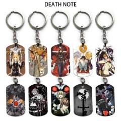10 Styles Death Note Cartoon Anime Alloy Keychain