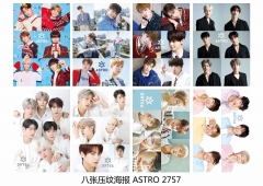 42*29CM 8pcs/set K-POP Astro Cartoon Anime Paper Poster