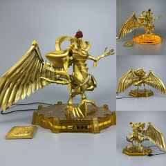( With Light) 22cm Yu-Gi-Oh Egyptian God Cartoon Anime PVC Figure Doll Toys