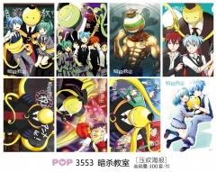 42*29CM 8pcs/set Assassination Classroom Cartoon Anime Paper Poster