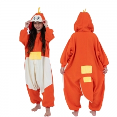 Pokemon Fuecoco Cartoon Cosplay New Kawaii Pyjamas Warm Winter Anime Flannel Pajamas