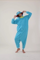Pokemon Totodile Cartoon Cosplay New Kawaii Pyjamas Warm Winter Anime Flannel Pajamas