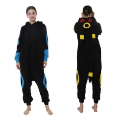2 Styles Pokemon Eevee Cartoon Cosplay New Kawaii Pyjamas Warm Winter Anime Flannel Pajamas