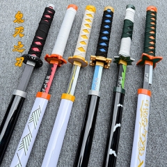 （Slim Ver. Wooden）18 Styles 100CM Demon Slayer: Kimetsu no Yaiba Anime Sword Katana