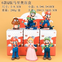 6款Q版马里奥盲盒 5-8.5cm