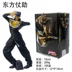 18cm JoJo's Bizarre Adventure Higashikata Josuke Cartoon Anime PVC Figures