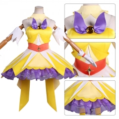 Hugtto! Precure Cure Twinkle Cartoon Cosplay Anime Costume Set
