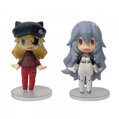 2 Styles EVA/Neon Genesis Evangelion Ayanami Rei Asuka Langley Soryu Cartoon Anime PVC Figures