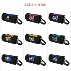 10 Styles Blue Lock Cartoon Pencil Box Anime Canvas Pencil Bag