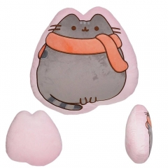 粉猫枕高32cm宽35cm厚13cm重390g