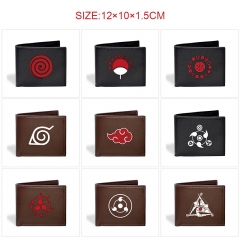 11 Styles Naruto Cartoon Short Purse Anime Wallet