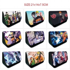 10 Styles Naruto Cartoon Pencil Box Anime Pencil Bag