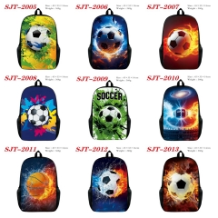 16 Styles Football Star Cartoon Anime Backpack Bag