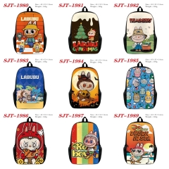 15 Styles POP MART Labubu Cartoon Anime Backpack Bag