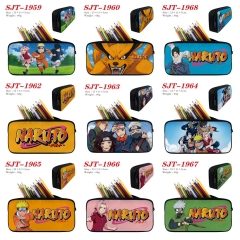 10 Styles Naruto Cartoon Pencil Box Anime Pencil Bag