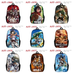 11 Styles Attack on Titan/Shingeki No Kyojin Cartoon Anime Backpack Bag