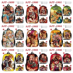 10 Styles Toilet-Bound Hanako-kun Cartoon Anime Backpack Bag+Lunch Bag+Pencil Bag Set