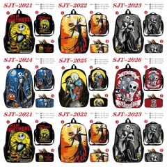 11 Styles The Nightmare Before Christmas Cartoon Anime Backpack Bag+Lunch Bag+Pencil Bag Set