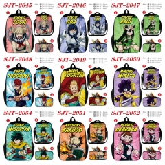 10 Styles My Hero Academia Cartoon Anime Backpack Bag+Lunch Bag+Pencil Bag Set