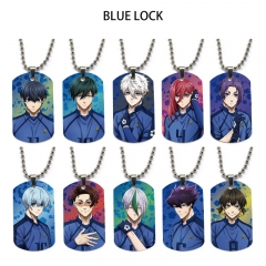 12 Styles Blue Lock Cartoon Anime Alloy Necklace