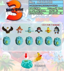 OPP Bag）6PCS/SET Angry Birds Cartoon Anime PVC Figure Toy