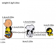 Snoopy Cartoon Pin Anime Alloy Brooch