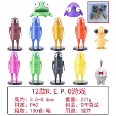 12款R.E.P.O回收行动游戏 手办，高约：3.5-8.5cm，重量：271g，包装：OPP袋装