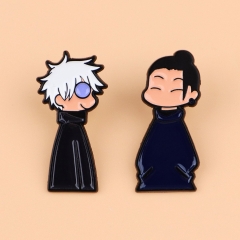 2 Styles Jujutsu Kaisen Cartoon Pin Anime Alloy Brooch