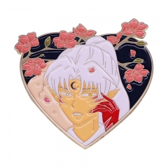 Inuyasha Cartoon Decorative Alloy Anime Brooch Pin Badge