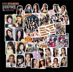 40PCS/SET 5 Styles K-POP Twice Cartoon Anime Sticker