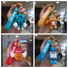 6 Styles Steal A Brainrot Jandel Cartoon Anime PVC Figures Keychain