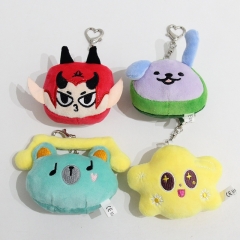 9*9*3CM 4 Styles Cute Cartoon Anime Plush Toy Doll