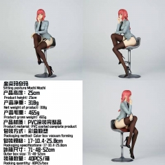 电锯人坐姿玛奇玛  手办 25cm 彩盒吸塑