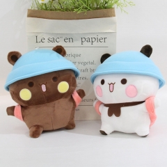 21*17*13CM 2 Styles POP MART Labubu Cartoon Anime Plush Toy Doll