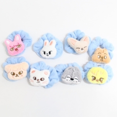 9*10*4CM 8 Styles K-POP Stray Kids Cartoon Anime Hair Ring Head Rope