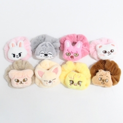 9*10*4CM 8 Styles K-POP Stray Kids Cartoon Anime Hair Ring Head Rope