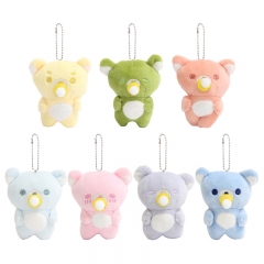 9*6*4CM 7 Styles Rilakkuma Cartoon Anime Plush Toy Doll