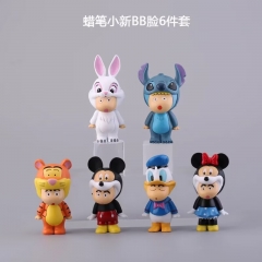 蜡笔小新BB脸 一套六个 袋装