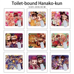 20*24cm 12 Styles Toilet-Bound Hanako-kun Cartoon Anime Mouse Pad
