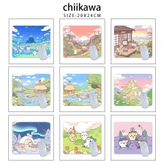 chiikawa 动漫小号鼠标垫桌垫20*24cm