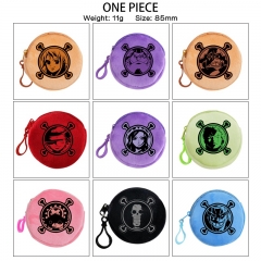 9 Styles One Piece Cartoon Anime Coin Purse