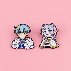 2 Styles Frieren: Beyond Journey's End Cartoon Anime Alloy Pin