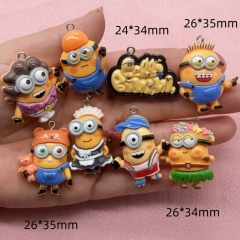 8 Styles 10PCS/SET Despicable MeCartoon DIY Anime Resin Pendant