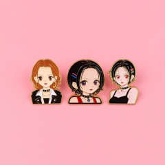 3 Styles Nana Cartoon Pin Anime Alloy Brooch
