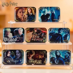 8 Styles Authentic Harry Potter Cartoon Pin Anime Tinplate Brooch
