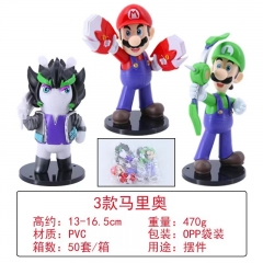 3款马力欧+疯狂兔子 手办，高约：13-16.5cm 袋装