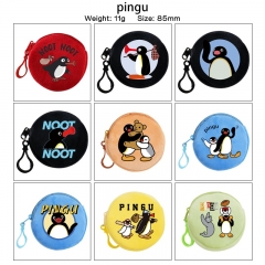 9 Styles Pingu Cartoon Anime Coin Purse