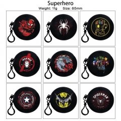 12 Styles Superhero Movie Cartoon Anime Coin Purse