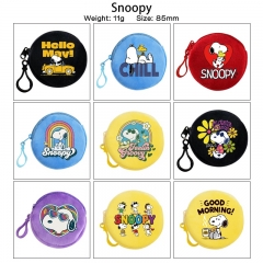 9 Styles Snoopy Cartoon Anime Coin Purse